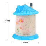 HULIANFU Portable Automatic Toothpick Holder Creative Toothpick Box Fashion House Shaped Lovely Home Organizer Random Color