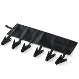 HULIANFU Multifunctional Clothes Hanger Drying Rack Home Decoration Accessories Organizer 6 Clips Hanger Travel Towel Socks Hanger Clip