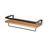 HULIANFU Wall Shelf Wood Floating Rack Wall Decoration Multifunction Storage Holder Shelf Rack Decorative For Kitchen/ Bedroom Frame