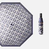HULIANFU Mini Umbrella 6 Ribs Luxury Women Umbrellas Anti UV Parasol Five-Folding Fashion Sun Protection Small Umbrella Vinyl