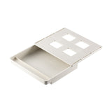 HULIANFU Under Desk Drawer Adhesive Storage Box For Office Pen Holder Hidden Sorting Box Kitchen Knife Fork Storage Tray Organizer