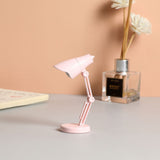 HULIANFU LED Mini Desk Lamp Foldable Magnetic Night Light Bedroom Study Reading Book Lamps With Clip Eye Protection Bedside Lights