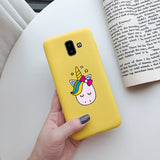HULIANFU Phone Case for Cover Samsung Galaxy J6  case For Coque Fundas Samsung J6  J 6 Plus  Cases Silicone Soft Back Cover