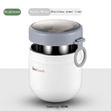 HULIANFU Portable Breakfast Cup With Lid and Spoon Multifunction Oatmeal Cup Cereal Nut Yogurt Mug Snack Cups Small lunch box soup bowl