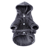 HULIANFU Soft Quick Drying Pet Pajama With Hood Thickened Luxury Soft Cotton Hooded Bathrobe Super Absorbent Dog Bath Towel Pet Nightwear