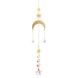 HULIANFU Prism Suncatcher,Hanging Window Crystals,Rainbow Light Catcher,Crystal Sun 50mm Catcher,Summer Gift,Octagon Beads