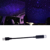 HULIANFU Mini LED Projection Lamp Star Night Light USB Star Top Atmosphere Light For Bedroom Home Decor Auto Universal Projection Lamps
