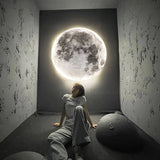 HULIANFU Modern LED Wall Lamp Moon Indoor Lighting For Bedroom Living Hall Room HOME Decoration Fixture Lights decorate Lusters Lamps