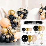 HULIANFU Rose Apricot Balloon Garland Arch Kit Wedding Birthday Party Decoration Kids Confetti Latex Balloons Baby Shower Decor Baloon