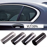 HULIANFU Width 40/50/60/70/80/90 cm Heat &amp; UV Block Professional Window Tint Auto Car UV Protector Glass Sticker Sun Shade Window Film