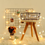 HULIANFU Ins Iron Grid Home Wall Decoration Photo Frame Wall Art Display Storage Shelf Organizer DIY Rack Holder Girl Bedroom Decoration