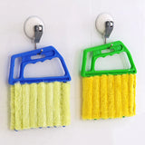 HULIANFU Microfibre Venetian Blind Cleaner Window Conditioner Duster Shutter Clean Brush washable venetian blind blade cleaning cloth