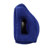 HULIANFU Upgraded Inflatable Air Cushion Travel Pillow Headrest Chin Support Cushions for Airplane Plane Car Office Rest Neck Nap Pillows