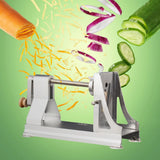HULIANFU Multifunctional Vegetable Cutter Stainless Steel Blade Manual Food Spiral Slicer Grater Cutter Potato Carrot Grater Kitchen Tool