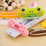HULIANFU Simple Toothpaste Device Tube Dispenser Holder Multifunctional Plastic Facial Cleanser Squeezer Press For Bathroom Accessories