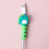 HULIANFU Kawaii Cartoon Animal Cord Winder Winding Line Data Cable Wire Storage Organizer Line Fixer Holder Headset Cord Protector 1PC