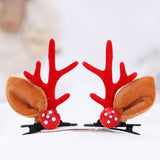 HULIANFU 2023 Christmas Headband Adornment Cute Antler Festival Style Headband Reindeer Ornaments Party Horns Cosplay Accessories