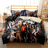 HULIANFU ONE Piece Japan Anime Game Summer Bed Pillowcases Quilt Duvet Cover Set Single Queen King 3D Photo Bedding Set