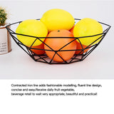 HULIANFU Kitchen Basket Container Bowl Metal Wire Basket Kitchen Drain Rack Fruit Vegetable Storage Holder Snack Tray Storage Bowl
