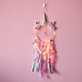 HULIANFU Unicorn Dream Catcher Boho Kawaii Room Decor Christmas Decoration Home Decor Wall Hanging  For Girls NurBaby Bedroom Gift