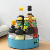 HULIANFU Kitchen Storage Container 360 Degree Rotating Tray Spice Tray Snack Fruit Food Tray Non-slip Bathroom Dry Pallet Kitchen Storage