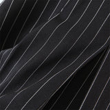 Hulianfu New Spring Summer Chic Vintage Preppy Style Striped High-Waist Pleated Mini Skirt Thin Hot Girl A-Line Skirt Women Fashion