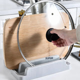 HULIANFU Multifunctional Knife Holder Cutting Board Integrated Kitchen Supplies Storage Rack Chopsticks Pot Cover Knife Holder Pot Cover