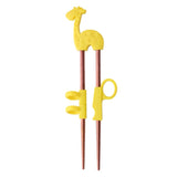 HULIANFU Reusable Stainless Steel Cute Portable Chopsticks For Kids Learning Training Chopsticks Food Sticks Learner Kids Enlightenment