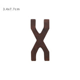 HULIANFU NEW Nordic Style Black Walnut Letter Decorative Letters Combination Wall Decoration DIY Letter Home Decoration Wooden Alphabet