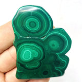 HULIANFU Natural Rock Zambian Malachite Rough Stone Specimen Home Spirit Decoration Life Crystal Gift Anti-decay and Negative Energy