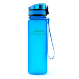 HULIANFU UZSPACE Sport Water Bottle 500/1000ML Portable Leakproof Outdoor Shaker My Bottle Tritan Plastic Eco-Friendly Drinkware BPA Free