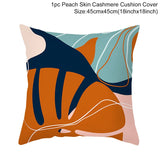 HULIANFU New Style Geometric Yellow Pillowcase Decorative Cushion For Sofa DIY Printed Pillow Chair Car Cushion Christmas Home Decoration