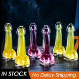 HULIANFU Transparent Creative Wine Glass Cup Beer Juice High Boron Martini Cocktail Glasses Perfect Gift for Bar Decoration Universal Cup