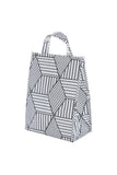 HULIANFU White plaid Cooler Functional Lunch Box Tote Insulated food storage containers Bento box Thermal Food Picnic Lunch Bag For kids