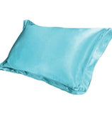HULIANFU Pure Emulation Silk Satin Pillowcase Comfortable Pillow Cover Pillowcase For Bed Throw Single Pillow Covers