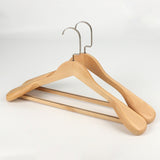 HULIANFU  Wood Clothes Rack Solid Wood Hanger Non-Slip Hangers Clothes Hangers Shirts Sweaters Dress Hanger Drying Rack for Home
