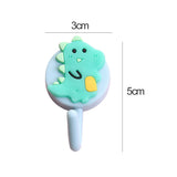 HULIANFU New Cute Animal Wall Hook for Key Holder Coat Towel Hanging Plastic Mask Holder Bathroom Organizer Wall Decor Home Accessories