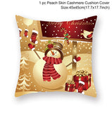 HULIANFU Santa pillowcase Happy New Year 2023 Xmas Gifts  Christmas Decor For Home Merry Christmas Ornament Navidad Natal Xmas Gifts