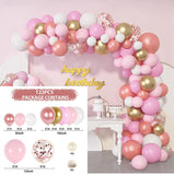 HULIANFU Macaron Balloons Garland Arch Rose Gold Confetti Ballon Wedding Birthday Baloon Birthday Party Decor Kids Baby Shower