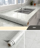HULIANFU Kitchen Oil-proof Transparent Film Thick Self Adhesive Waterproof Countertop Furniture Marble Wallpaper Bathroom Decor Stickers
