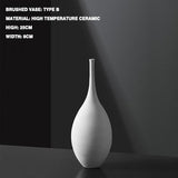 HULIANFU Simple Nordic Style Vases Handmade Art Zen Vases High-Quality Luxury Bedside Restaurant Decorations TV Cabinet