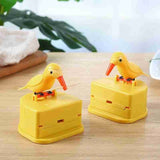 HULIANFU New Small Bird Toothpick Container Automatic Toothpick Dispenser Toothpick Holder Home Decoration Kitchen Accessories