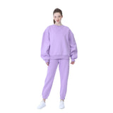 hulianfu New Winter Women's Tracksuit Hoodies Pants Suit Oversized Casual Fleece Two Piece Set Sports Sweatshirts Pullover Outfits