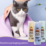 HULIANFU Pet PVA Imitation Deerskin Towel  Quick-Drying Super Absorbent Cat Dog Bath Towels Barreled Multifunctional Cleaning Supplies