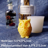 HULIANFU Scented Candle Mold DIY Wool shape Candle Silicone Casting Mold Handmade Candle Soap Making Wax Mold Handcraft Home Decoration