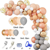 HULIANFU Wedding Balloon Kit Balloons Arch Decoration Birthday Baby Shower Party Birthday Wedding Balloon Decoration Balloons Sets Arch