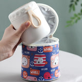 HULIANFU Onuobao Insulated Soup Cup Bag,WaterProof&amp;Cooler&amp;Thermal Round Breakfast Cup Tote for Men Women Work School Shopping Outdoor