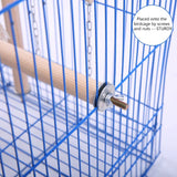 HULIANFU Parrot Climbing Ladder Swing Toy Natural Wood Bird Conure Cage Stand Rope Perch