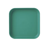 HULIANFU Pure Color Household Plastic Sauce Snack Dessert Plate Sushi Japanese Candy Dishes Desktop Garbage Tray Kitchen Accessories