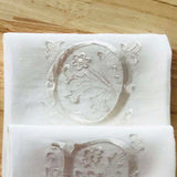 HULIANFU Letters Embroidery  Table Napkin  White Wedding Party Holiday  Decorative  Towel  Rectangular  Hand Towels